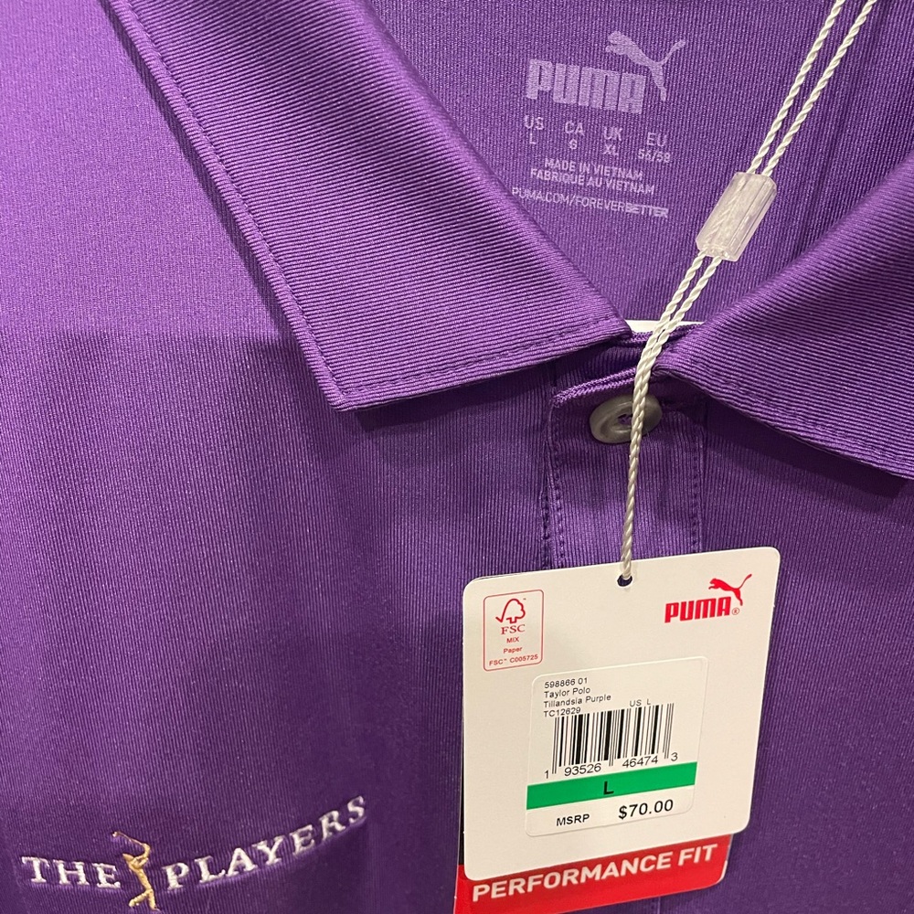 PUMA Men's Vibrant Purple Polo